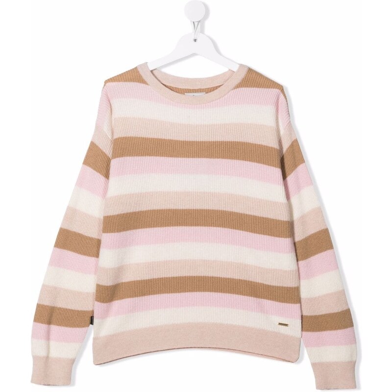 Woolrich Kids Maglione a righe - Rosa