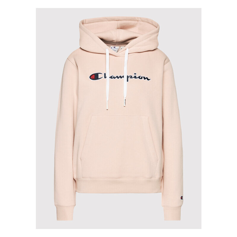 FELPA CHAMPION HOODED ROSA