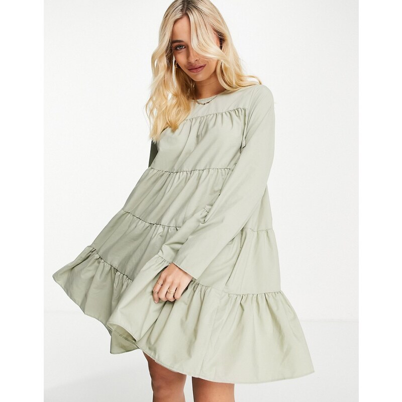 Maniche Lunghe Asos Vestito Corto ASOS DESIGN Vestito Corto