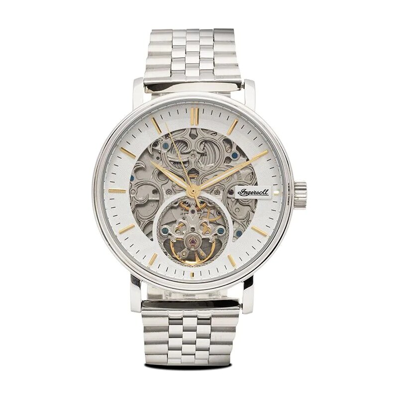 NUOVO OROLOGIO DA UOMO FOSSIL BANNON QUADRANTE SCHELETRO AUTOMATICO COLOR ORO BQ2680