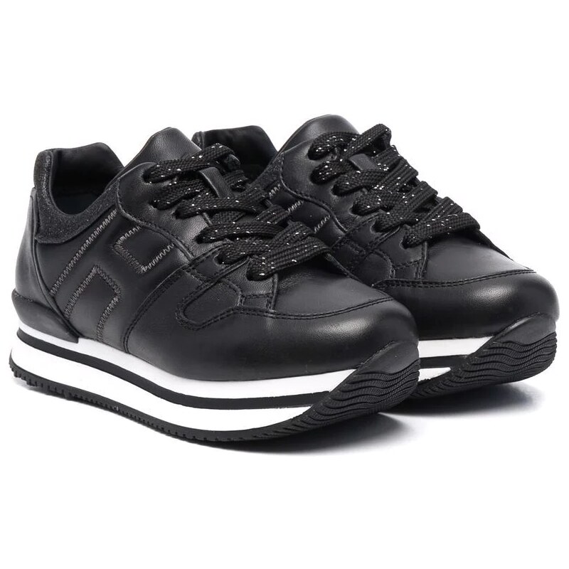 Hogan Kids Sneakers H222 Nero Stileo