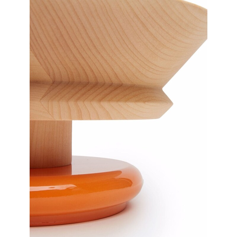 Centrotavola ONDAALA in ceramica arancione -TIFFANI BOUTIQUE- Fatto a mano