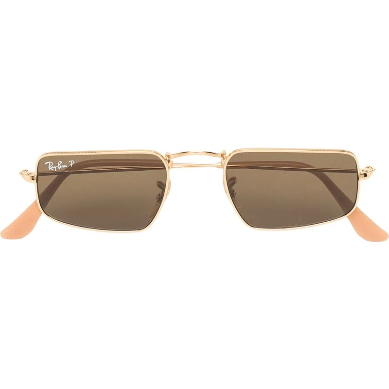Occhiali Da Sole Rettangolari Vintage Uomo Donna - Montatura Metallo