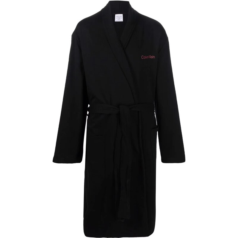 Calvin Klein Vestaglia con stampa - Nero - Stileo.it