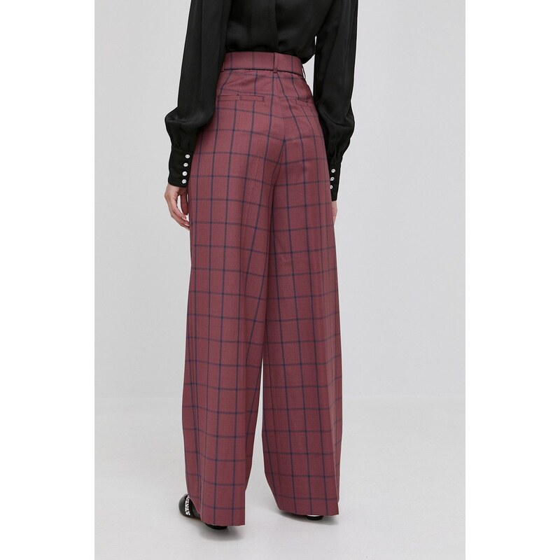 Custommade pantaloni in lana donna