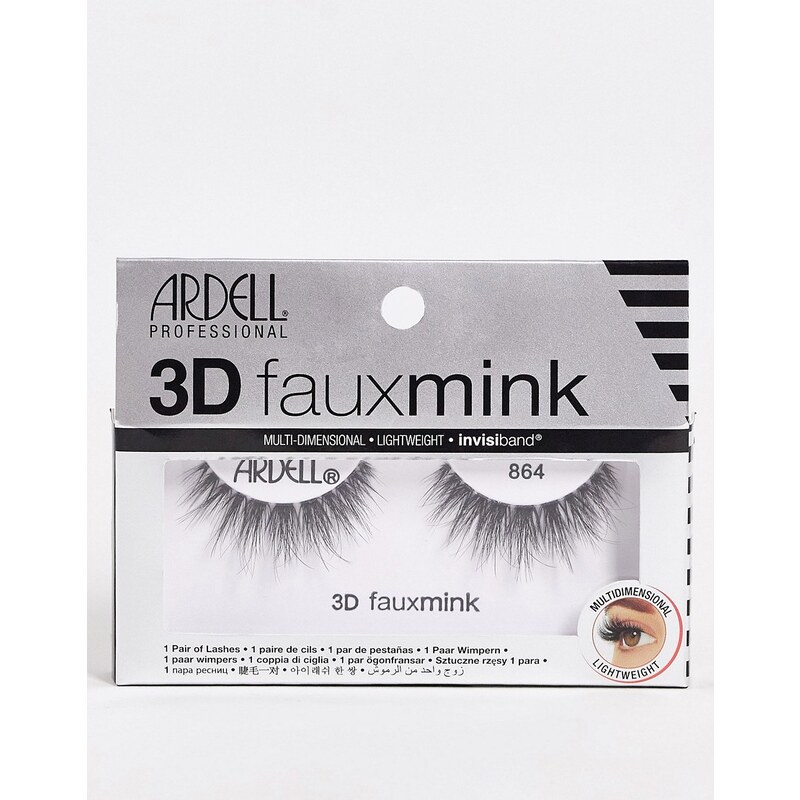 Ardell - 864 Faux Mink - Ciglia finte 3D-Nero