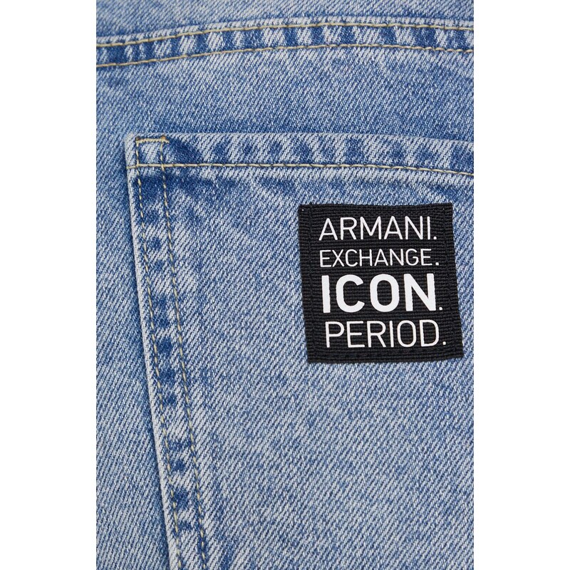Armani Exchange pantaloncini di jeans donna