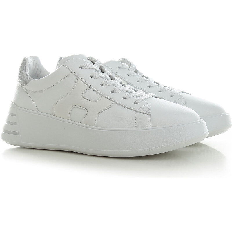 Hogan Sneaker Donna In Saldo Bianco pelle 2022 37.5 38 38.5 39 Stileo