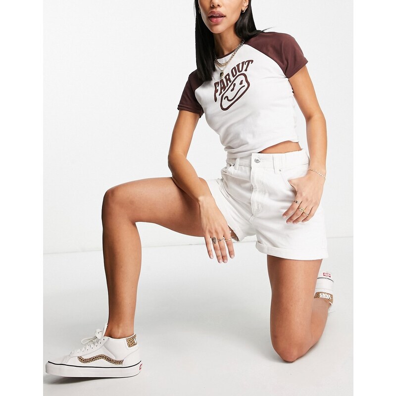 Minigonna Denim Donna Vita Alta - Stile Y2K Con Spacco - Foto 3