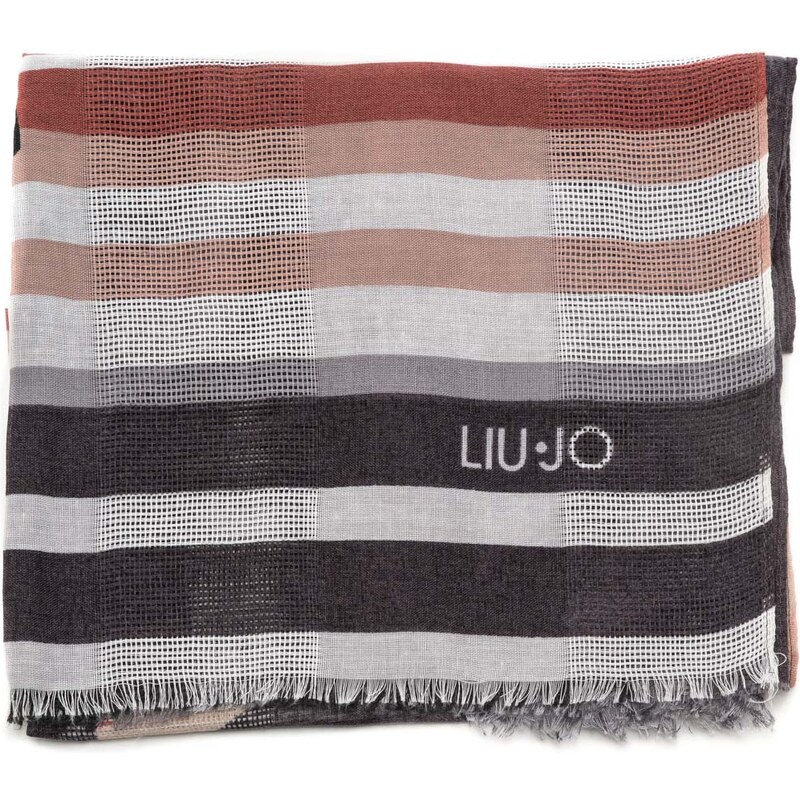Sciarpa Foulard LIU JO Donna Fantasia Orchidea – Multicolore – Nuova Con Etichetta - Foto 3