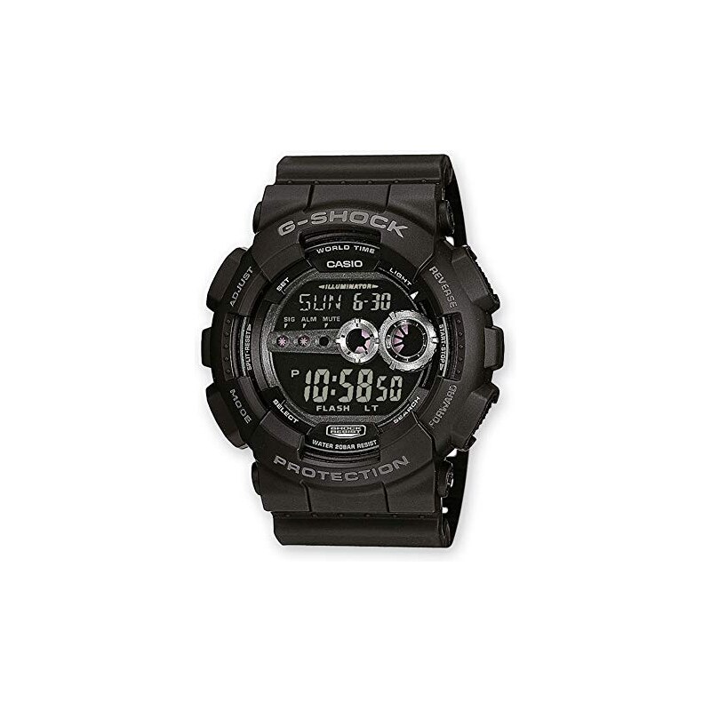 Casio Orologio Digitale al Quarzo da Uomo con Cinturino in Resina DW-5600HR-1ER, Nero/Rosso