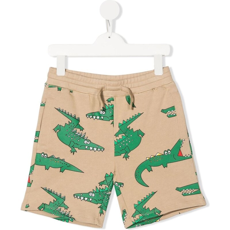 Stella McCartney Kids Shorts con stampa - Toni neutri Stella McCartney Kids Shorts con stampa - Toni neutri