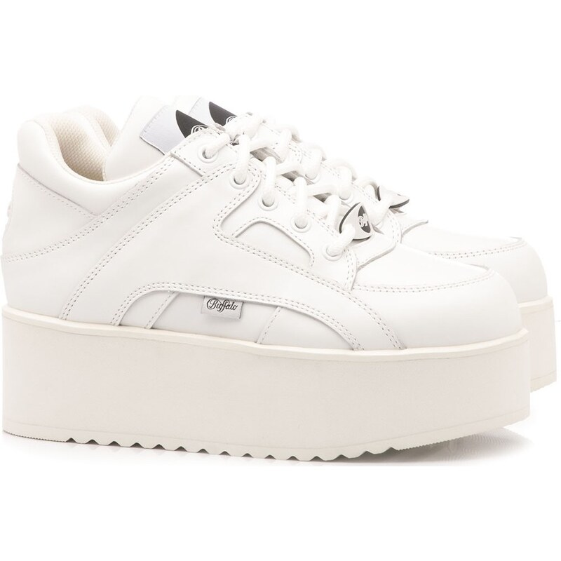 Buffalo London Sneakers Donna Nappa White Stileo