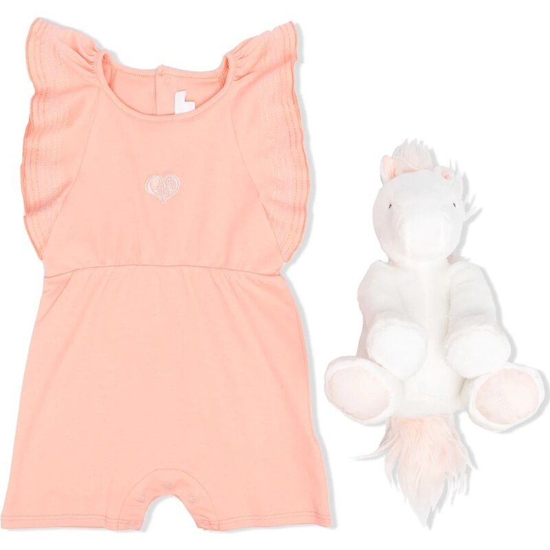 Chloé Kids Tutina con ricamo - Rosa