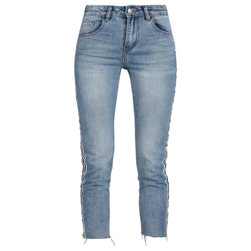 Solada Jeans Con Strisce Laterali Slim Fit Donna Taglia 42