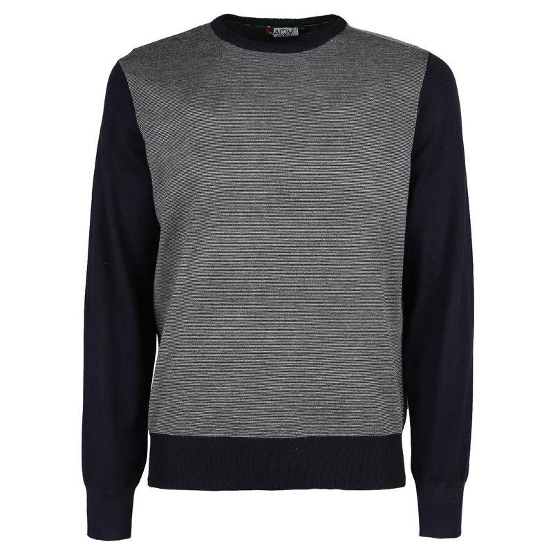 Maglione Uomo con toppe sui gomiti - M / Blu