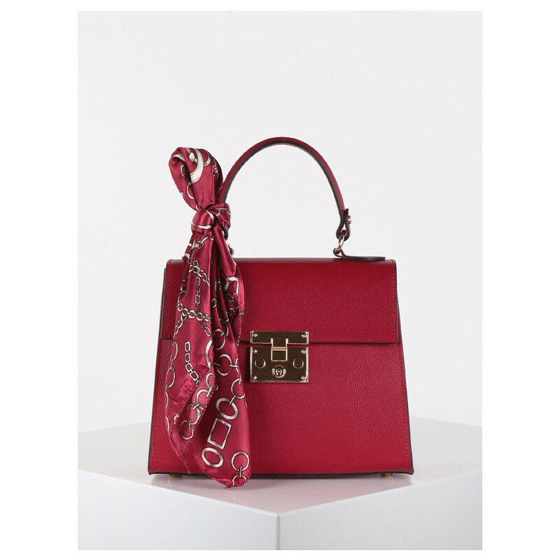 Borsa a mano Karl Lagerfeld K/Skuare Embossed SM Tote Rosso