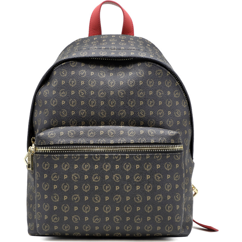 Zaino Pollini Heritage - Design Logo, Materiale Quality, Nero - Foto 2