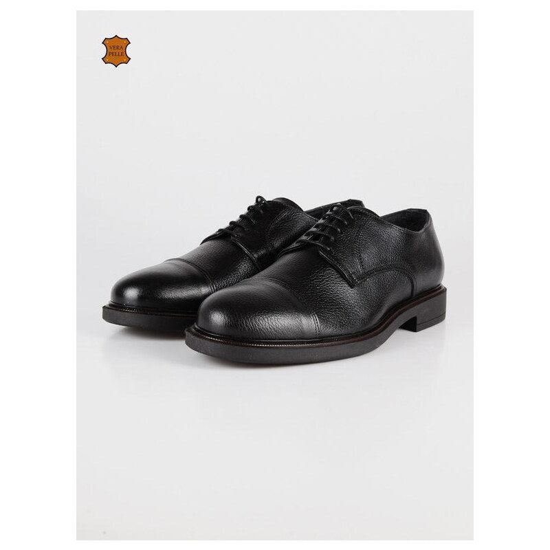 Freetime Francesine In Pelle Uomo Nero Taglia 41