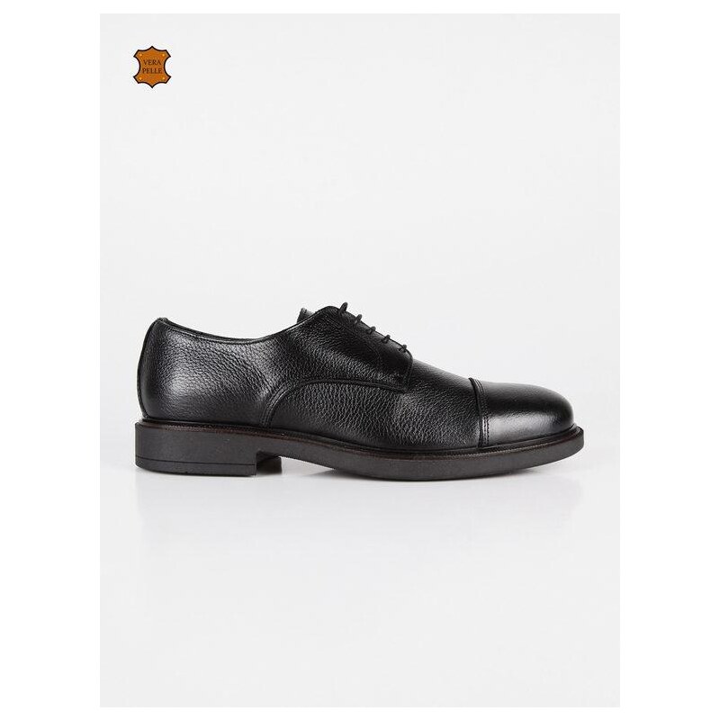 Freetime Francesine In Pelle Uomo Nero Taglia 41