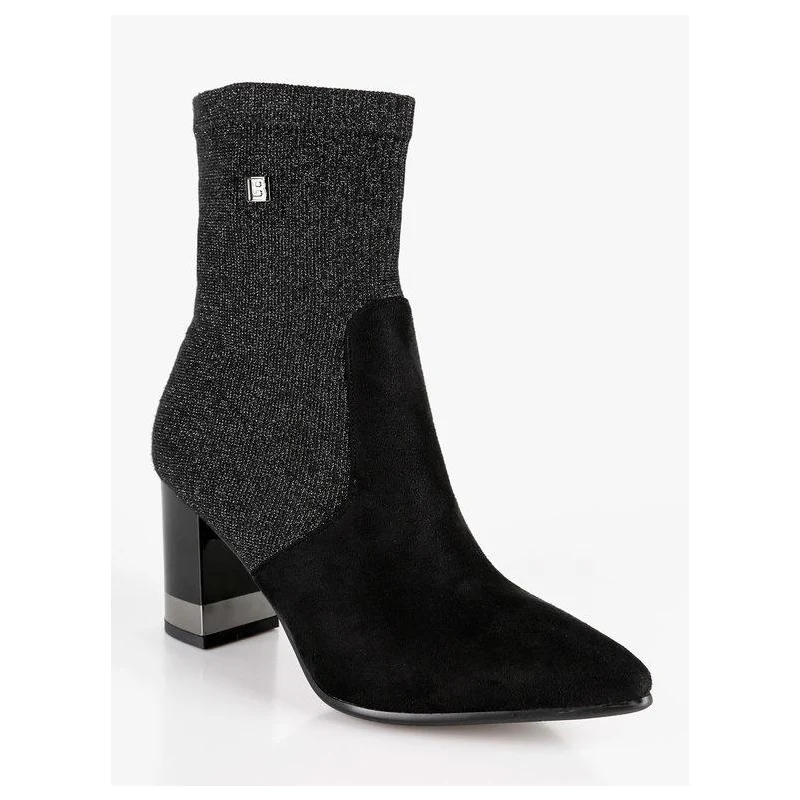 Laura Biagiotti Stivaletti a Calzino Con Lurex Tronchetti Donna