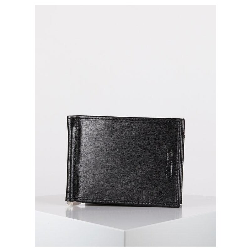 Fermasoldi DonDon Uomo | Portabanconote In Pelle, Nero E Argento | Design Elegante E Compatto - Foto 2