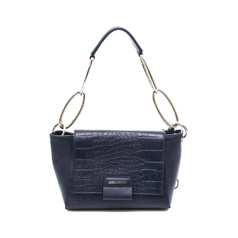 Anna Virgili Chain Cabiria Mini Cocco Borsa a mano, a tracolla, in