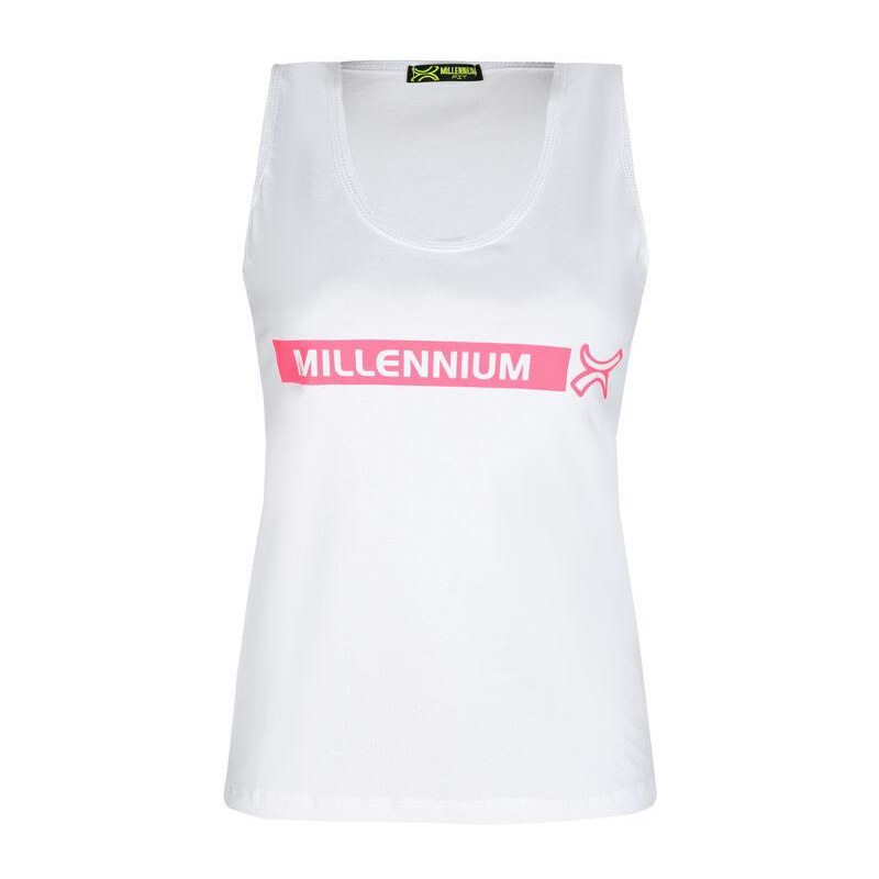 Millennium Canottiera Con Stampa T-shirt Donna Bianco Taglia S