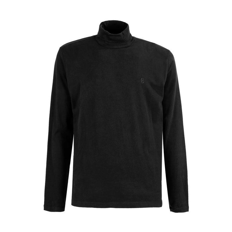 Coveri Moving Maglietta Dolcevita Da Uomo T-shirt Manica Lunga Nero Taglia Xxl