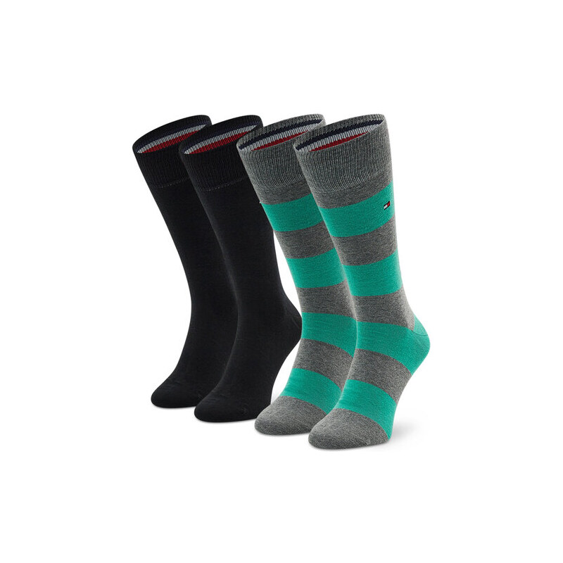 Set di 2 paia di calzini lunghi da uomo Tommy Hilfiger Set di 2 paia di calzini lunghi da uomo Tommy Hilfiger