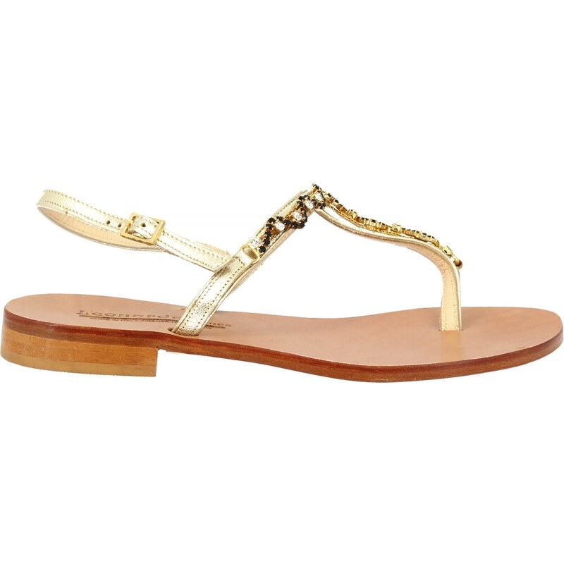 Infradito Uomo In Pelle Testa Di Moro Fatti A Mano - Artigiani Del Cuoio