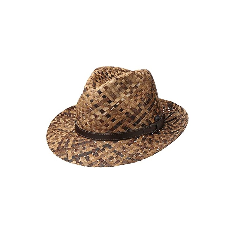 Cappello Di Paglia Lipodo Carovigno Con Corona Ventilata | Unisex | Estate E Spiaggia | Tesa 6 Cm