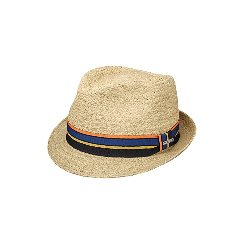 LIPODO Cappello di Paglia Classico (Trilby) Donna/Uomo - Made in Italy