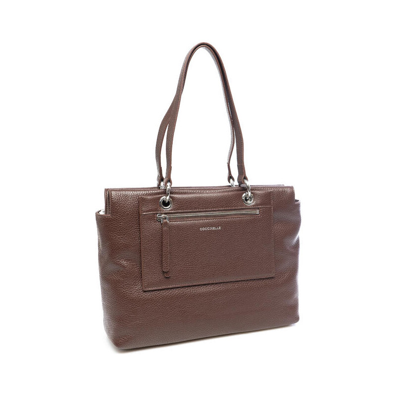 COCCINELLE MIMOSA Shopping bag in pelle marrone 4ra110180w92 donna