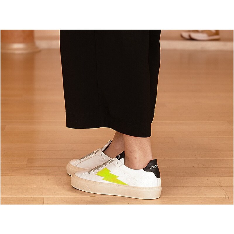 Stokton Sneakers Donna Pelle Bianco BLAZE-D-SS21 Capri