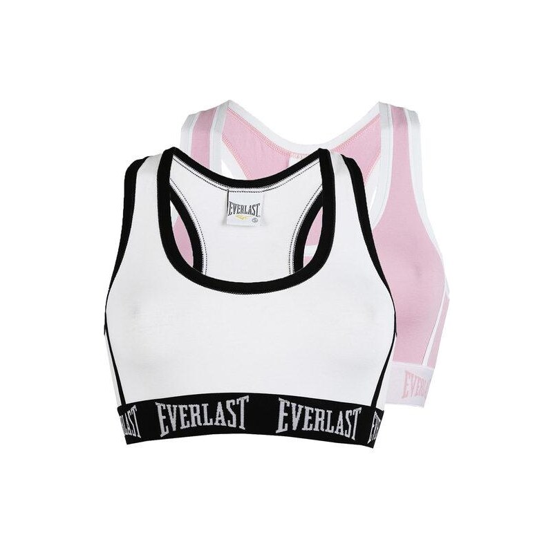 Everlast Brassiere Sportiva Confezione 2 Pezzi T-shirt Donna
