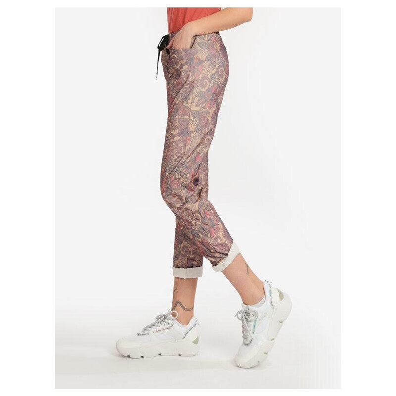 Solada Pantaloni Jogger Da Donna Con Stampa Casual Multicolore Taglia Unica