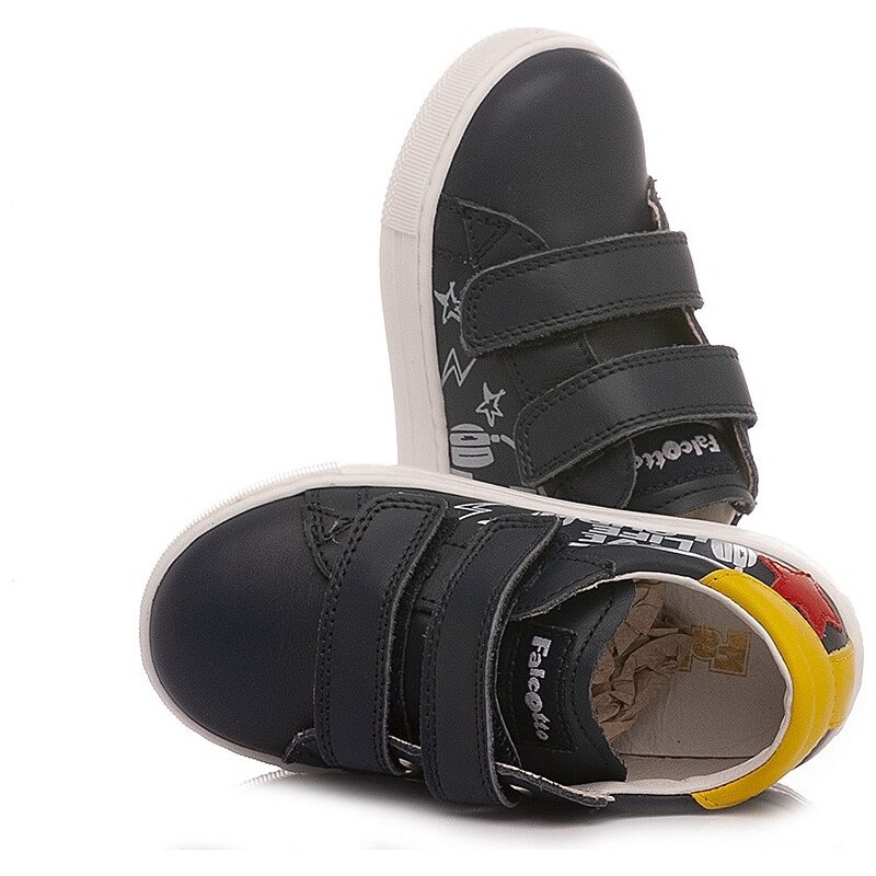 Falcotto Sneakers Bambino Levola Navy-Giallo