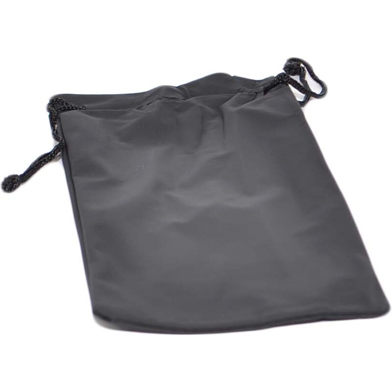 Malu Shoes Astuccio per occhiali regolabile nero morbido sacchetto porta oggetti con nastrino impermeabile flessibile