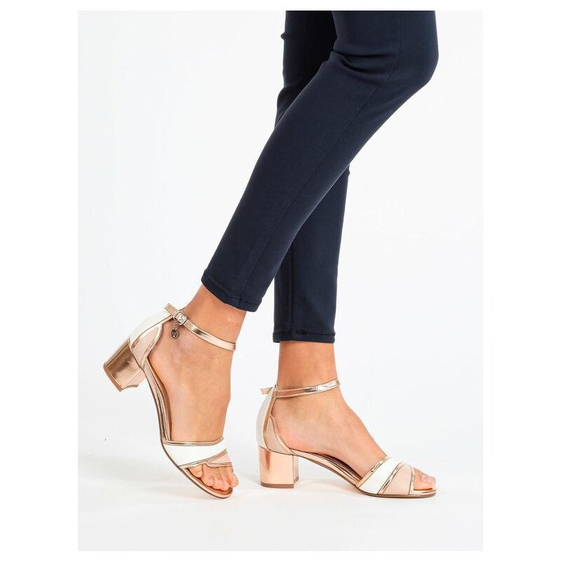 Nine West Sandali Tacco Alto Loola: Eleganza Con Cinturini Sottili, Vernice Chiara, 38 EU