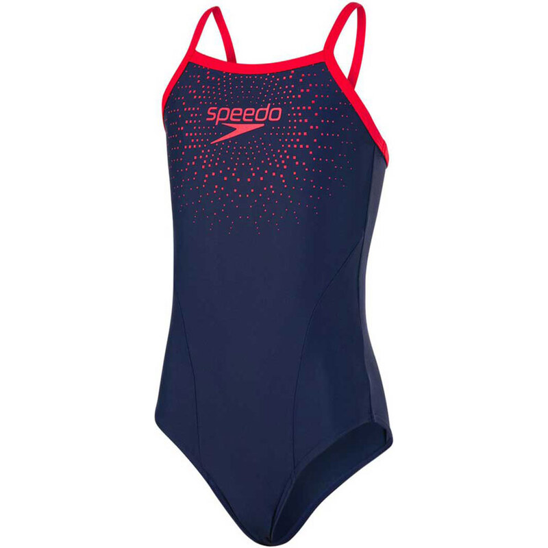 Costume Intero Da Bambina Speedo – Muscleback – Blu E Viola