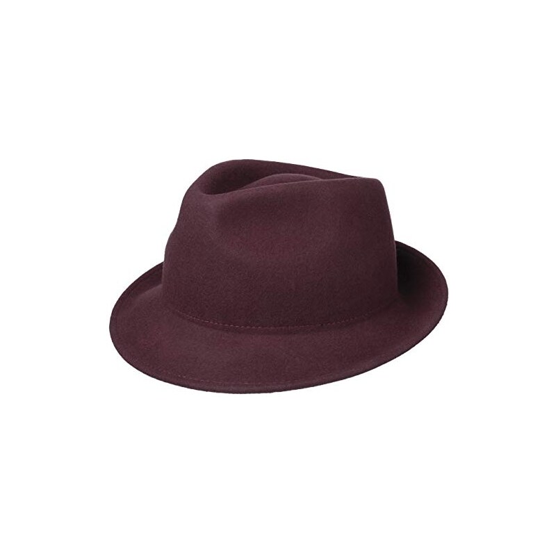 Classic Italy - Cappello Trilby Feltro Trilby - Size 57 cm - Rouge