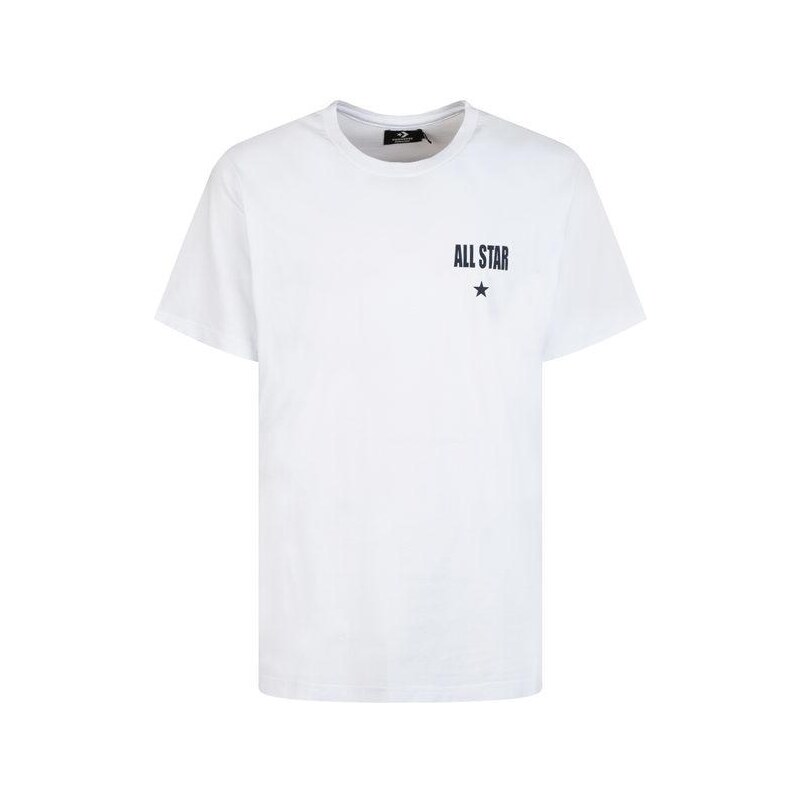 Converse All Star Minimal T-shirt Uomo In Cotone Bianco Taglia L