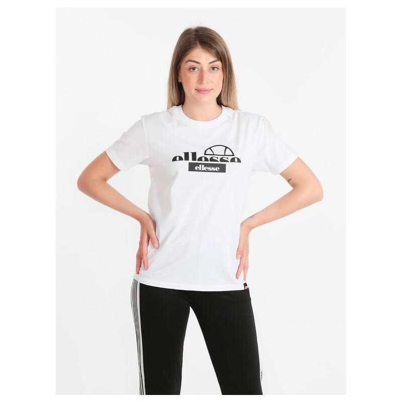 Ellesse T-shirt Donna Logo Bianco Taglia S