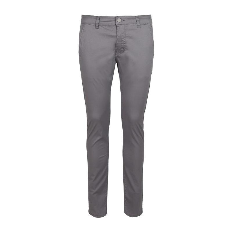 3-d Jeans Pantaloni Uomo In Cotone Slim Fit Casual Grigio Taglia 44