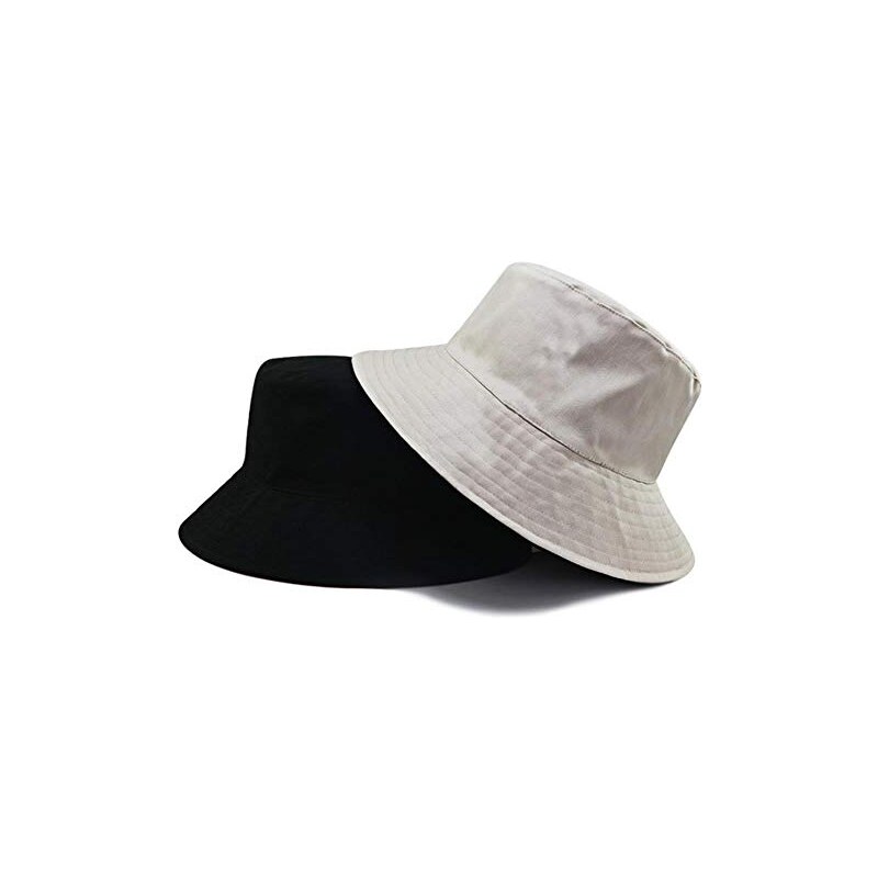liqun Cappelli da Pescatore di Grandi Dimensioni Cappello da Uomo Taglie Forti Cappellini da Esterno A Testa Larga Cappelli da Pescatore Enormi in Cotone 56-59Cm 59-64Cm