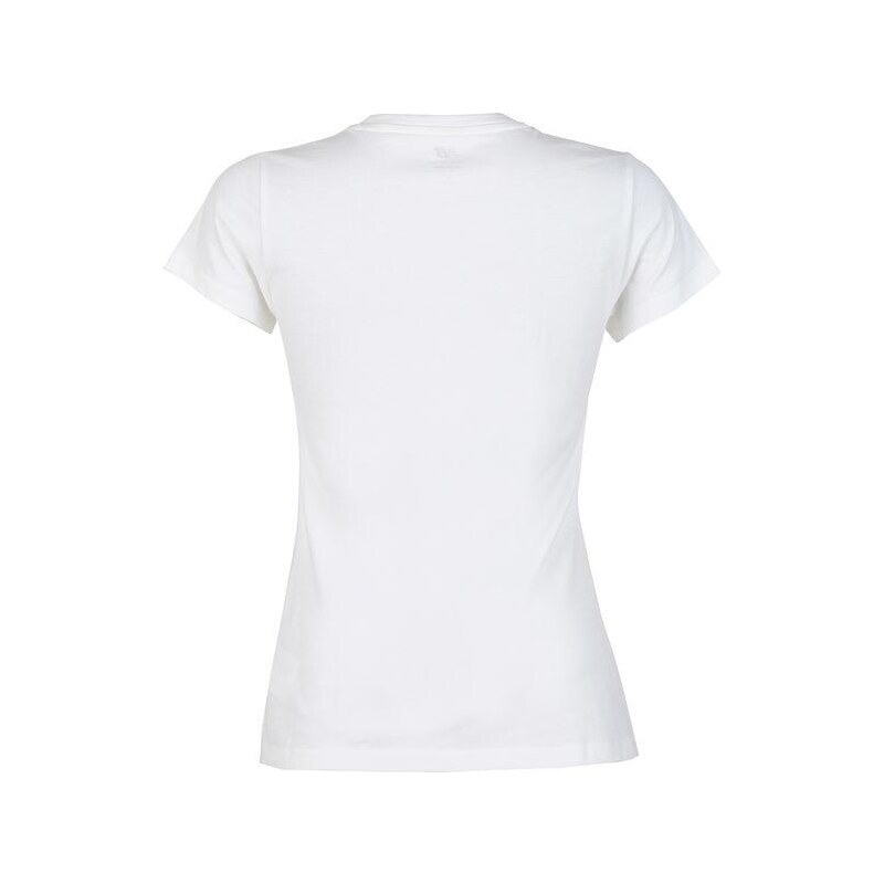 New Balance Essentials Stacked Logo T-shirt Donna Con Stampa Manica Corta Bianco Taglia L