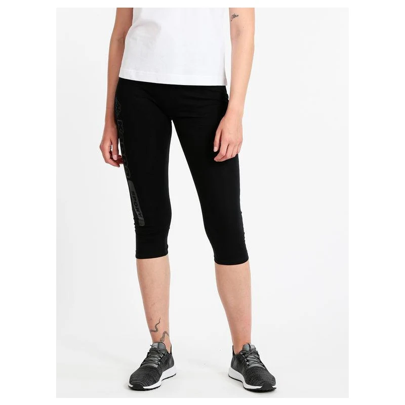 Kappa Leggings Pinocchietto Donna Nero Taglia L