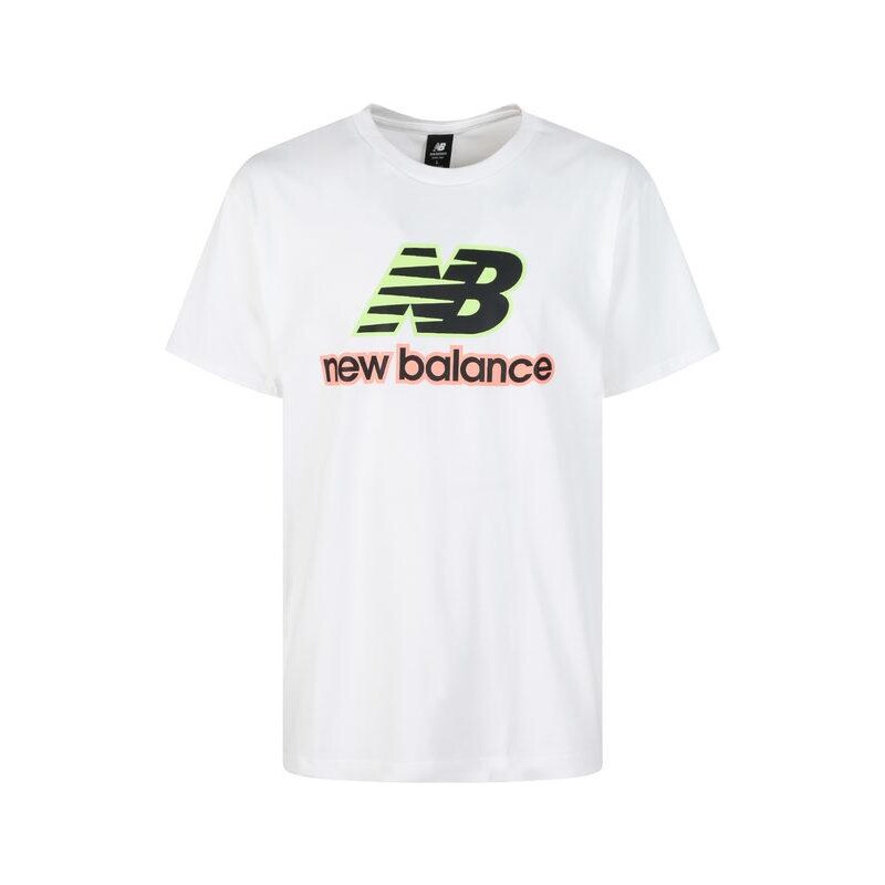 New Balance T-shirt Uomo Athletics Psy Varsity Bianco Taglia L