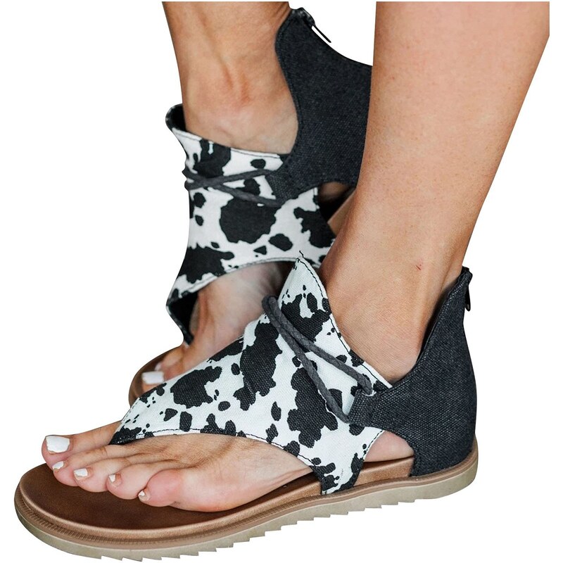 Sandali Intrecciati Con Fiocco Da Donna: Comode Scarpe Basse Casual Per - Foto 4